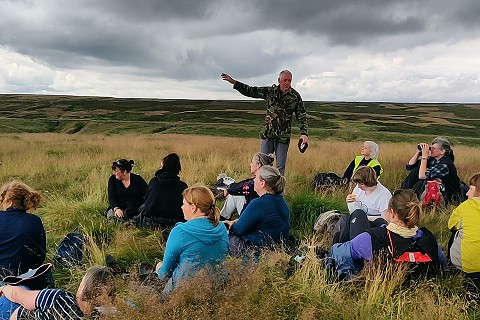 Out with an archeologist on the Mesolithic March Hill trail
